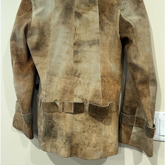 Horsehide distressed leather vintage jacket - Picture 2 of 7